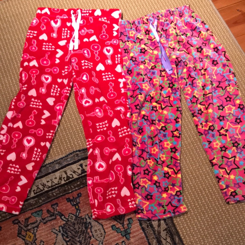 Colorful fleece  Pajama bottoms